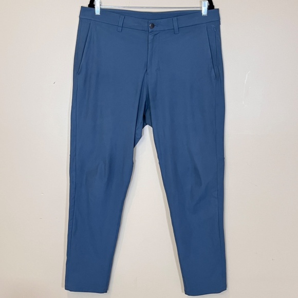 Lululemon Commission Slim Warpstreme Pants - Men's Size 36*31 - Blue - Picture 1 of 11